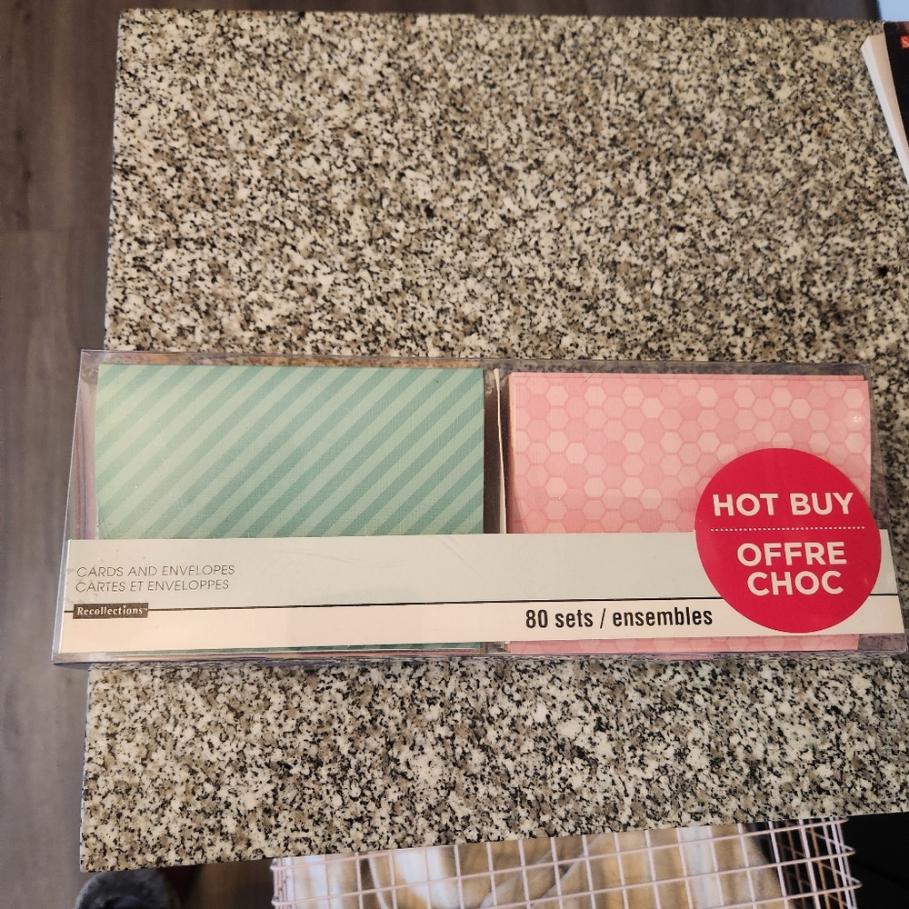 MSPCI NEW 80 Sets of Blank Thank You or Other Cards with Envelopes